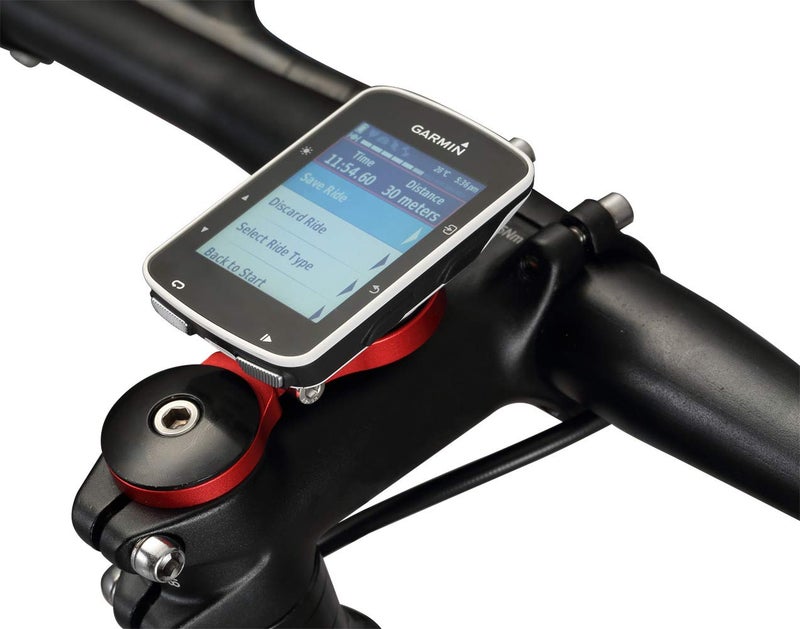 Dymoece Adjustable Bicycle Stem Computer Mount for Garmin Edge 25 130 200 500 510 520 800 810 820 1000 1030 (Gray) - Image 2